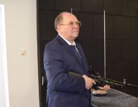 Uroczyste otwarcie strzelnicy pneumatycznej przy ZS nr 2 w Wągrowcu