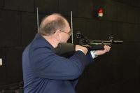 Uroczyste otwarcie strzelnicy pneumatycznej przy ZS nr 2 w Wągrowcu