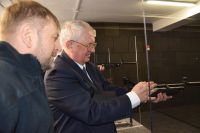 Uroczyste otwarcie strzelnicy pneumatycznej przy ZS nr 2 w Wągrowcu