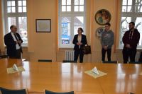 Uczniowie Zespołu Szkół w Gołańczy z wizytą u Starosty Wągrowieckiego