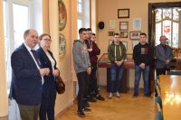 Uczniowie Zespołu Szkół w Gołańczy z wizytą u Starosty Wągrowieckiego