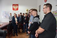 Uczniowie Zespołu Szkół w Gołańczy z wizytą u Starosty Wągrowieckiego