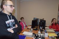 Uczniowie Zespołu Szkół w Gołańczy z wizytą u Starosty Wągrowieckiego