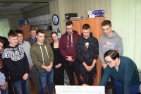 Uczniowie Zespołu Szkół w Gołańczy z wizytą u Starosty Wągrowieckiego