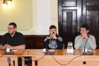 Uczniowie Zespołu Szkół w Gołańczy z wizytą u Starosty Wągrowieckiego