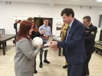 Powiatowe eliminacje Turnieju Wiedzy Pożarniczej „Młodzież Zapobiega Pożarom” w Komendzie PSP w Wągrowcu