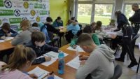 Powiatowa edycja Ogólnopolskiego Turnieju Bezpieczeństwa w Ruchu Drogowym - organizatorzy, uczestnicy turnieju i zaproszeni...