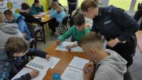 Powiatowa edycja Ogólnopolskiego Turnieju Bezpieczeństwa w Ruchu Drogowym - organizatorzy, uczestnicy turnieju i zaproszeni...