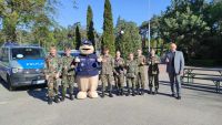 Powiatowa edycja Ogólnopolskiego Turnieju Bezpieczeństwa w Ruchu Drogowym - organizatorzy, uczestnicy turnieju i zaproszeni...