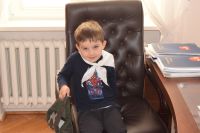 Wizyta dzieci z Przedszkola nr 2 w Wągrowcu w Starostwie Powiatowym - relacja zdjęciowa