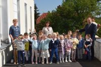 Wizyta dzieci z Przedszkola nr 2 w Wągrowcu w Starostwie Powiatowym - relacja zdjęciowa