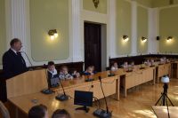 Wizyta dzieci z Przedszkola nr 2 w Wągrowcu w Starostwie Powiatowym - relacja zdjęciowa