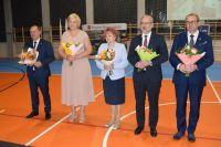 Uroczyste otwarcie hali przy Zespole Szkół nr 1 w Wągrowcu -  relacja zdjęciowa z wydarzenia
