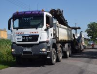 Rozpoczęły się prace budowlane dla inwestycji pn. "Remont drogi powiatowej nr 1600 odc. Krzyżanki - Gołańcz