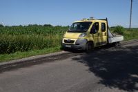 Rozpoczęły się prace budowlane dla inwestycji pn. "Remont drogi powiatowej nr 1600 odc. Krzyżanki - Gołańcz