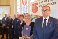 Wręczenie aktów mianowania nauczycielom placówek prowadzonych przez Powiat Wągrowiecki