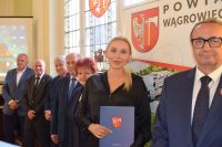 Wręczenie aktów mianowania nauczycielom placówek prowadzonych przez Powiat Wągrowiecki