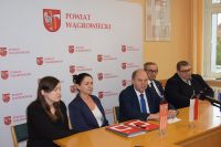 Podpisanie listu intencyjnego w zakresie upowszechniania idei 3W pomiędzy BGK i Powiatem Wągrowieckim