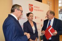 Podpisanie listu intencyjnego w zakresie upowszechniania idei 3W pomiędzy BGK i Powiatem Wągrowieckim