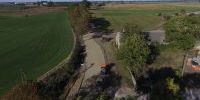 Trwają prace przy przebudowie drogi powiatowej nr 1606P w Kołybkach