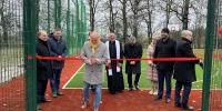Otwarcie nowego boiska sportowego w Niemczynie