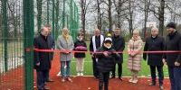 Otwarcie nowego boiska sportowego w Niemczynie