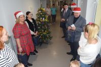 Mikołajki na oddziale dziecięcym wągrowieckiego szpitala