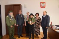 Betlejemskie Światełko Pokoju w Starostwie Powiatowym w Wągrowcu