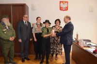 Betlejemskie Światełko Pokoju w Starostwie Powiatowym w Wągrowcu