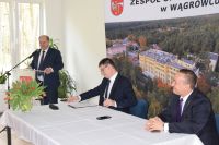 Uroczyste przekazanie nowego ambulansu dla Szpitala Powiatowego w Wągrowcu
