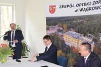 Uroczyste przekazanie nowego ambulansu dla Szpitala Powiatowego w Wągrowcu