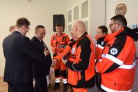 Uroczyste przekazanie nowego ambulansu dla Szpitala Powiatowego w Wągrowcu