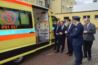 Uroczyste przekazanie nowego ambulansu dla Szpitala Powiatowego w Wągrowcu