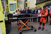 Uroczyste przekazanie nowego ambulansu dla Szpitala Powiatowego w Wągrowcu
