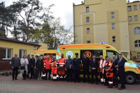 Uroczyste przekazanie nowego ambulansu dla Szpitala Powiatowego w Wągrowcu