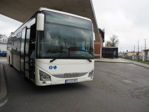 Prezentacja autobusu proponowanego przez IVECO do przewozów w powiecie wągrowieckim