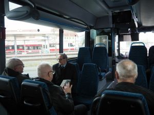 Prezentacja autobusu proponowanego przez IVECO do przewozów w powiecie wągrowieckim