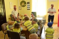 Włodarzy powiatu odwiedziły dzieci z Przedszkola nr 4 w Wągrowcu