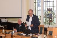 Narada Starosty Wągrowieckiego z burmistrzami i wójtami