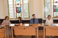 Narada Starosty Wągrowieckiego z burmistrzami i wójtami