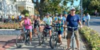 Rajd rowerowy odnowionym szlakiem św. Jakuba z Wągrowca do Dąbrówki Kościelnej