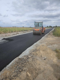 Trwa remont drogi powiatowej nr 1600P na odcinku Pawłowo Żońskie – Rybowo