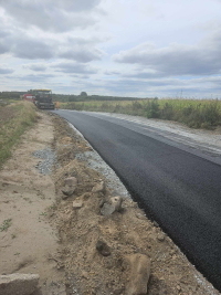 Trwa remont drogi powiatowej nr 1600P na odcinku Pawłowo Żońskie – Rybowo