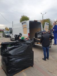 Zboże i kolejne dary dla powodzian przekazane