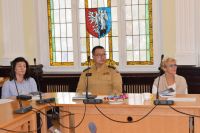 Program edukacyjny Polskiego Czerwonego Krzyża - spotkanie w starostwie