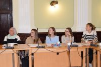 Program edukacyjny Polskiego Czerwonego Krzyża - spotkanie w starostwie