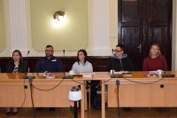 Program edukacyjny Polskiego Czerwonego Krzyża - spotkanie w starostwie
