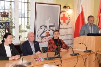 Program edukacyjny Polskiego Czerwonego Krzyża - spotkanie w starostwie
