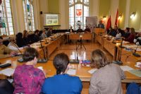 Program edukacyjny Polskiego Czerwonego Krzyża - spotkanie w starostwie