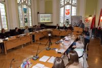 Program edukacyjny Polskiego Czerwonego Krzyża - spotkanie w starostwie